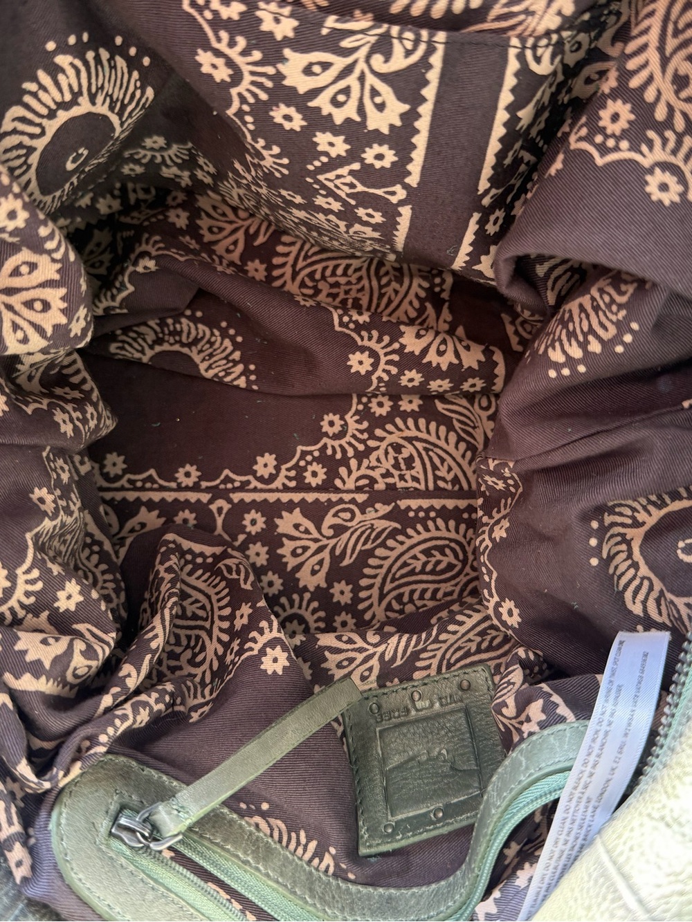 Free People Emerson tote in secret sage - Picture 5 of 10